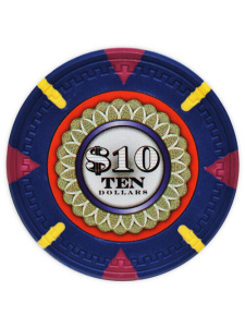 $10 Blue - The Mint Clay Poker Chips