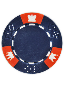 Blue - Crown & Dice Clay Poker Chips