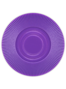 Purple - Radial Interlocking Plastic Poker Chips