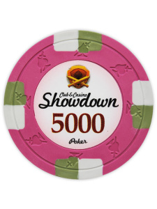 $5000 Pink - Showdown Clay Poker Chips
