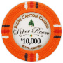 Bluff Canyon - $10000 Orange Clay Poker Chips