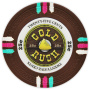 Gold Rush - 25¢ Brown Clay Poker Chips