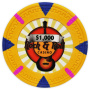 Rock & Roll - $1000 Orange Clay Poker Chips