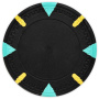 Triangle & Stick - Black Clay Poker Chips