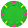 Triangle & Stick - Green Clay Poker Chips