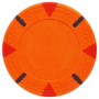 Triangle & Stick - Orange Clay Poker Chips
