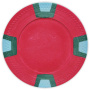 Double Trapezoid - Red Clay Poker Chips