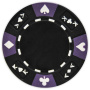 Ace King Suited - Black Clay Poker Chips