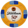 Showdown - 50¢ Orange Clay Poker Chips
