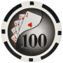 Yin Yang - $100 Black Clay Poker Chips