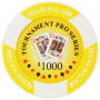 Tournament Pro - $1000 Yellow Clay Poker Chips