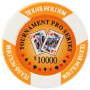 Tournament Pro - $10000 Orange Clay Poker Chips
