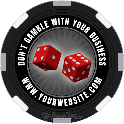 Poker chip business cards
