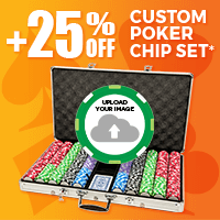 25% Off Custom Poker Chip Set